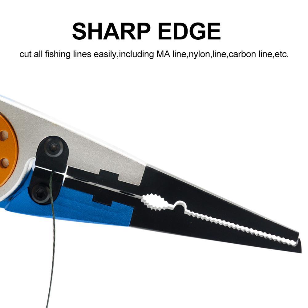 7.8" Aluminum Alloy Fishing Pliers – Multi-Function Line Cutter & Split Ring Tool