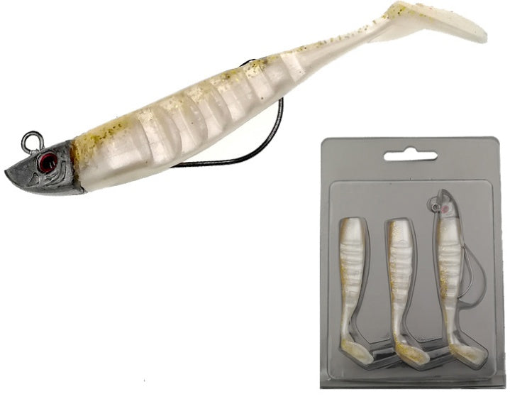 Soft Plastic Fishing Baits with Lead Head – Realistic Swimming Action