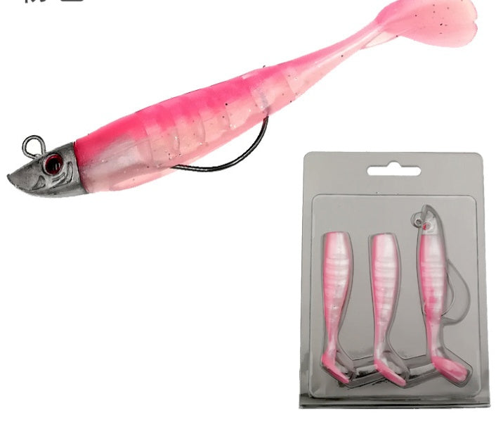 Soft Plastic Fishing Baits with Lead Head – Realistic Swimming Action
