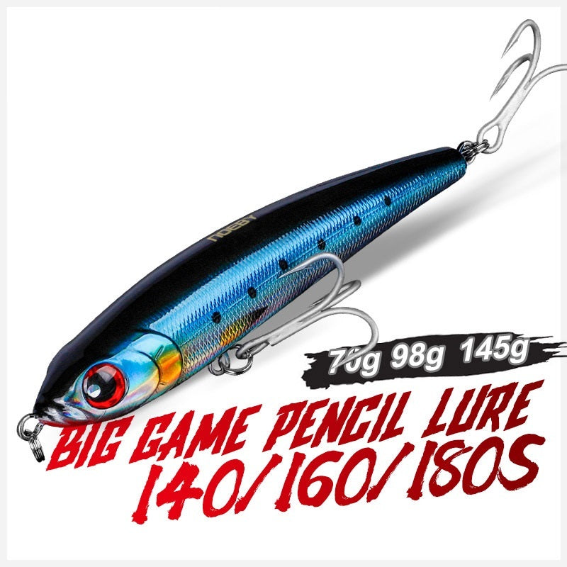 7 Inch Big Game Pencil Swim Bait – Heavyweight PVC Lure