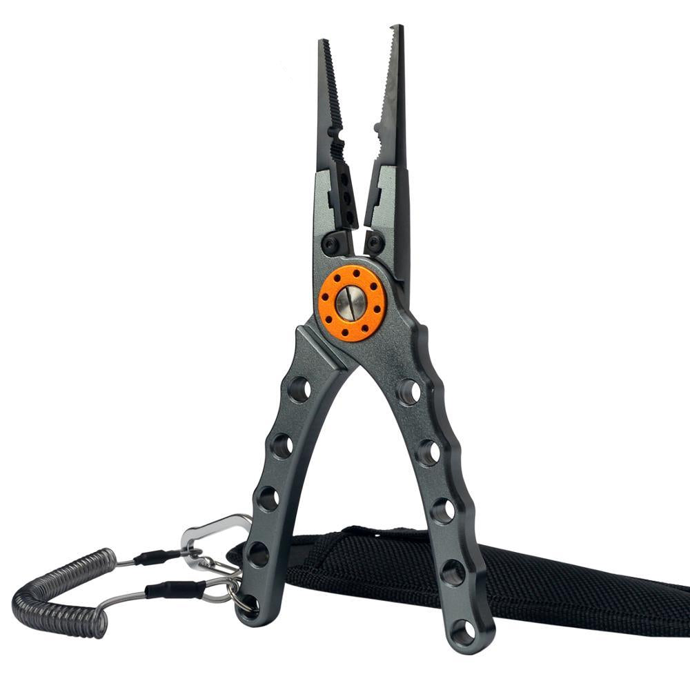 7.8" Aluminum Alloy Fishing Pliers – Multi-Function Line Cutter & Split Ring Tool
