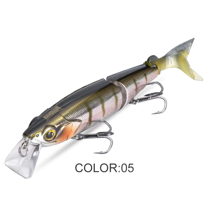 Multi Jointed Minnow Soft T-tail Lure