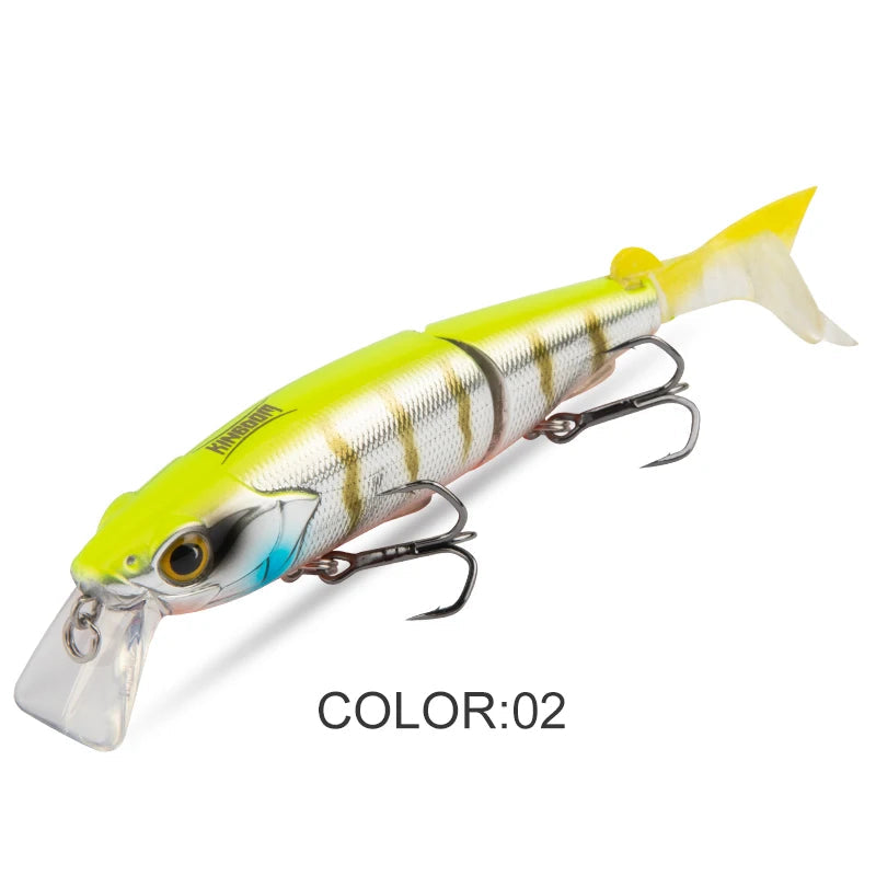 Multi Jointed Minnow Soft T-tail Lure