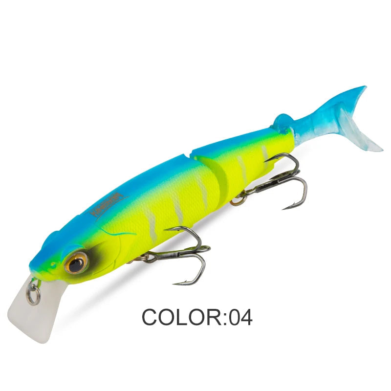 Multi Jointed Minnow Soft T-tail Lure