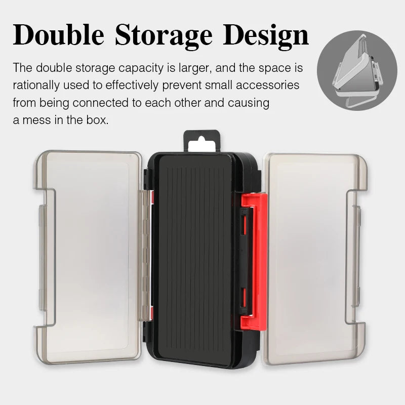Double Layer Soft Lure and Hooks Box RX17 – Double-Sided Hard Bait Storage Case
