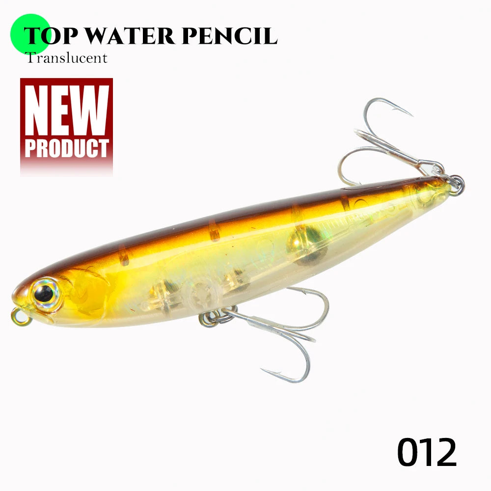 Floating Topwater Pencil Fishing Lure -100mm 17.1g Saltwater For Bass Tackle