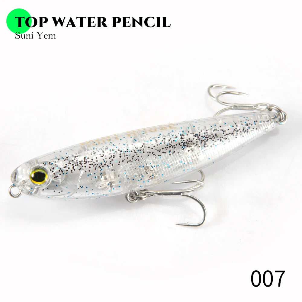 Floating Topwater Pencil Fishing Lure -100mm 17.1g Saltwater For Bass Tackle