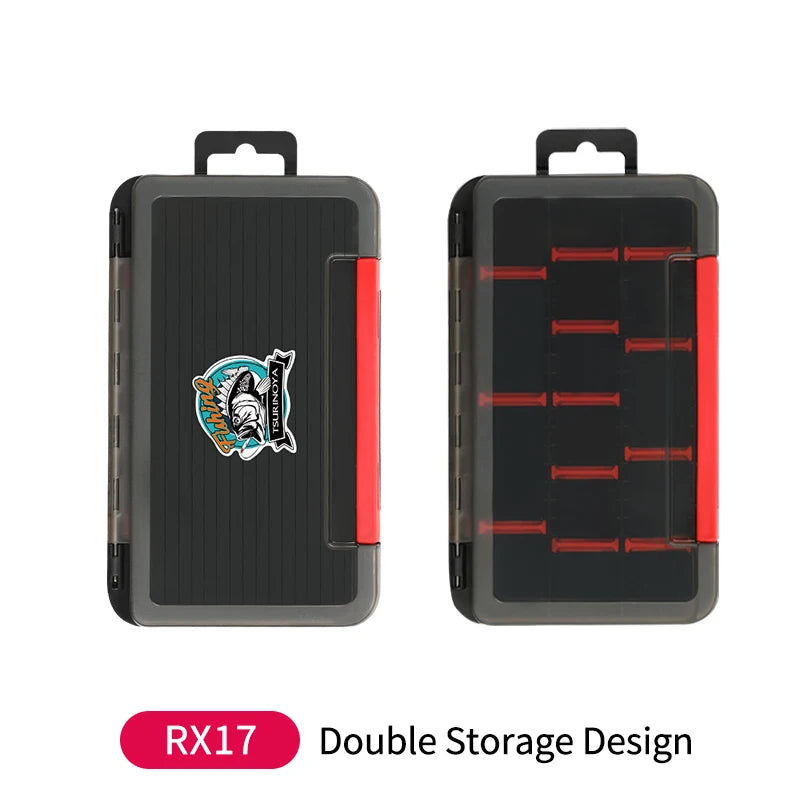 Double Layer Soft Lure and Hooks Box RX17 – Double-Sided Hard Bait Storage Case