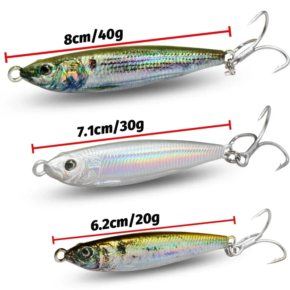 Life like Metal Jig Bait Spinner lure