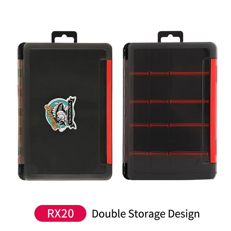 Double Layer Soft Lure and Hooks Box RX17 – Double-Sided Hard Bait Storage Case