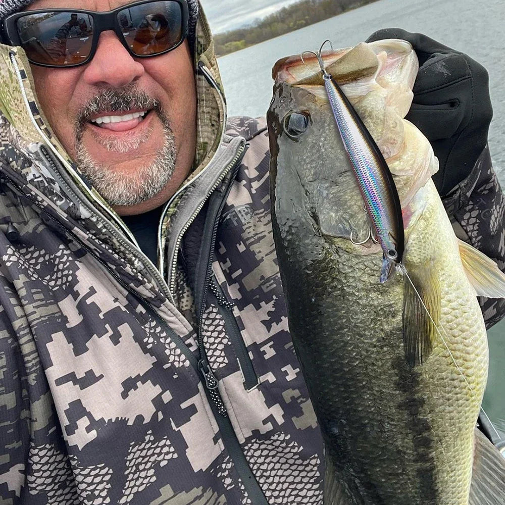 Suspending Minnow Jerkbait Crank