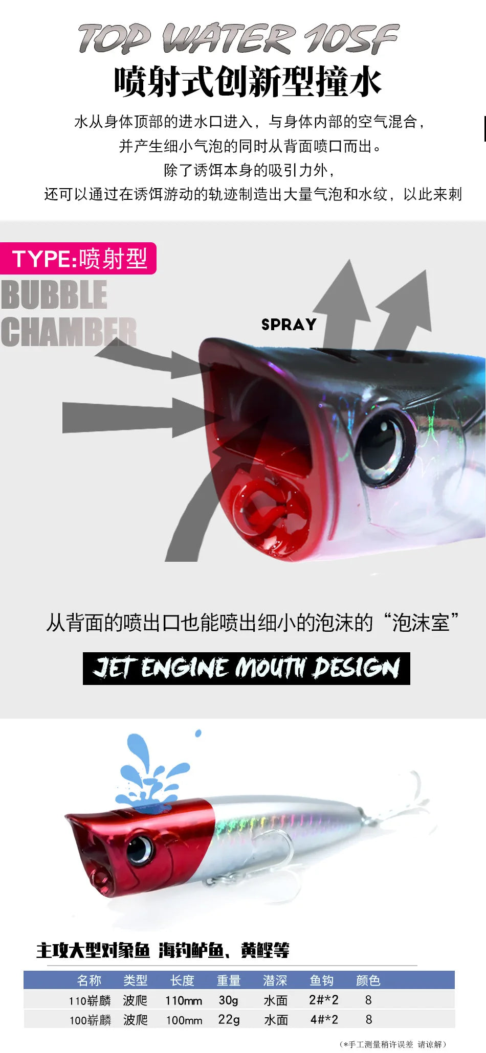 Top water Popper Lure