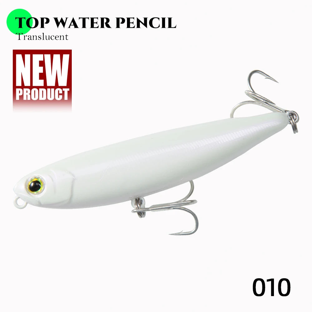 Floating Topwater Pencil Fishing Lure -100mm 17.1g Saltwater For Bass Tackle