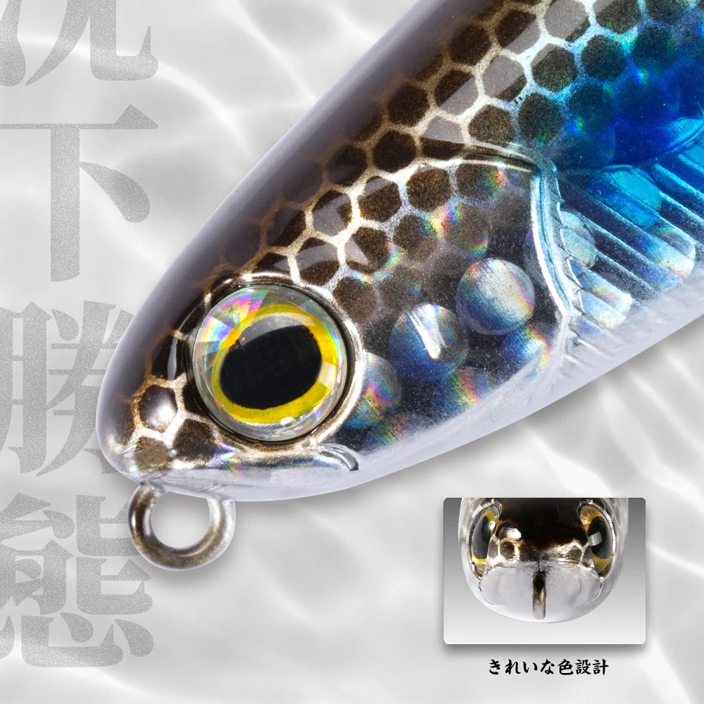 Floating Topwater Pencil Fishing Lure -100mm 17.1g Saltwater For Bass Tackle