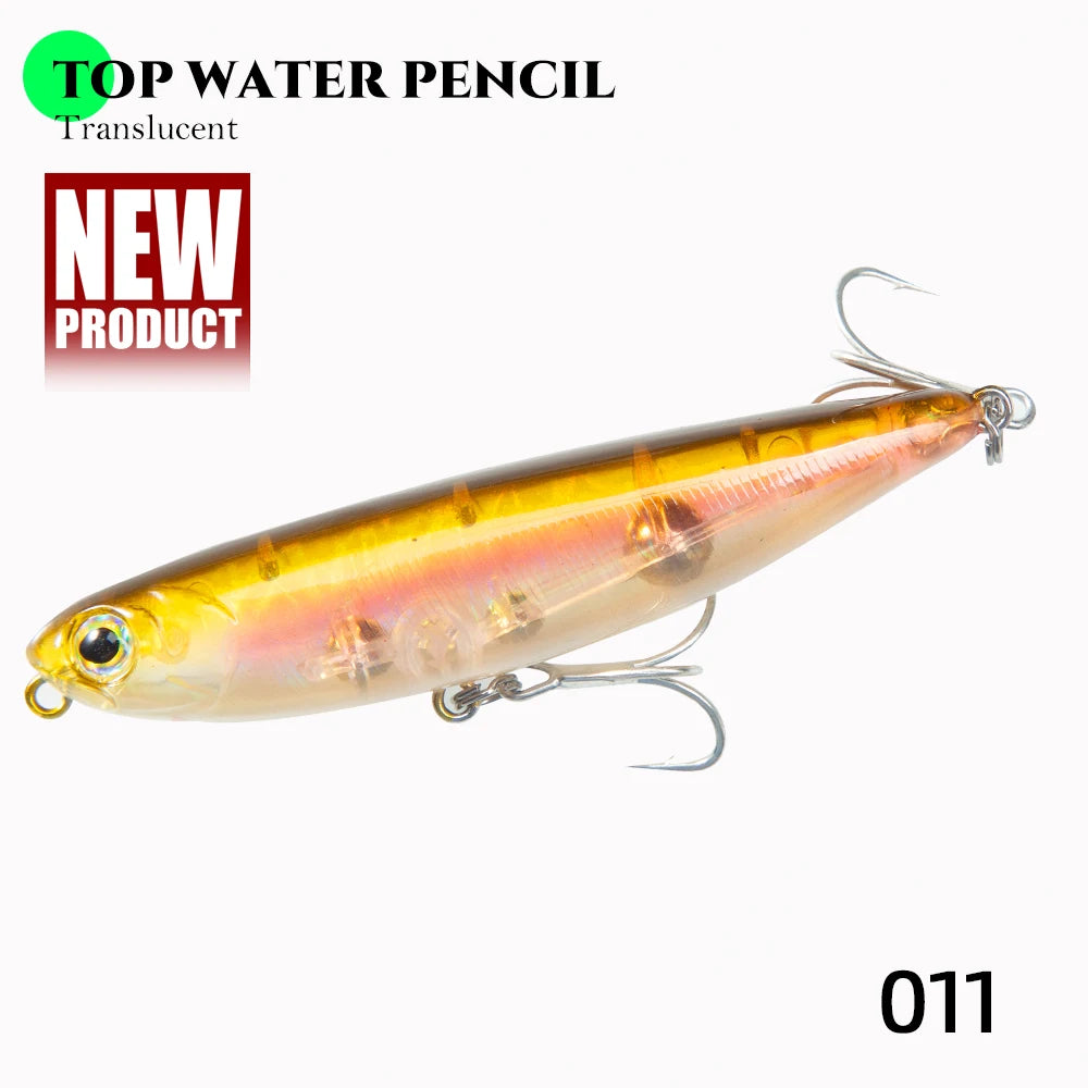 Floating Topwater Pencil Fishing Lure -100mm 17.1g Saltwater For Bass Tackle