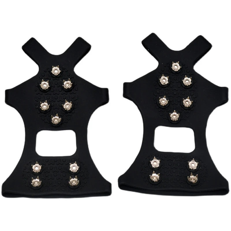 Removable Non-Slip Shoe Covers with Stainless Steel Spikes