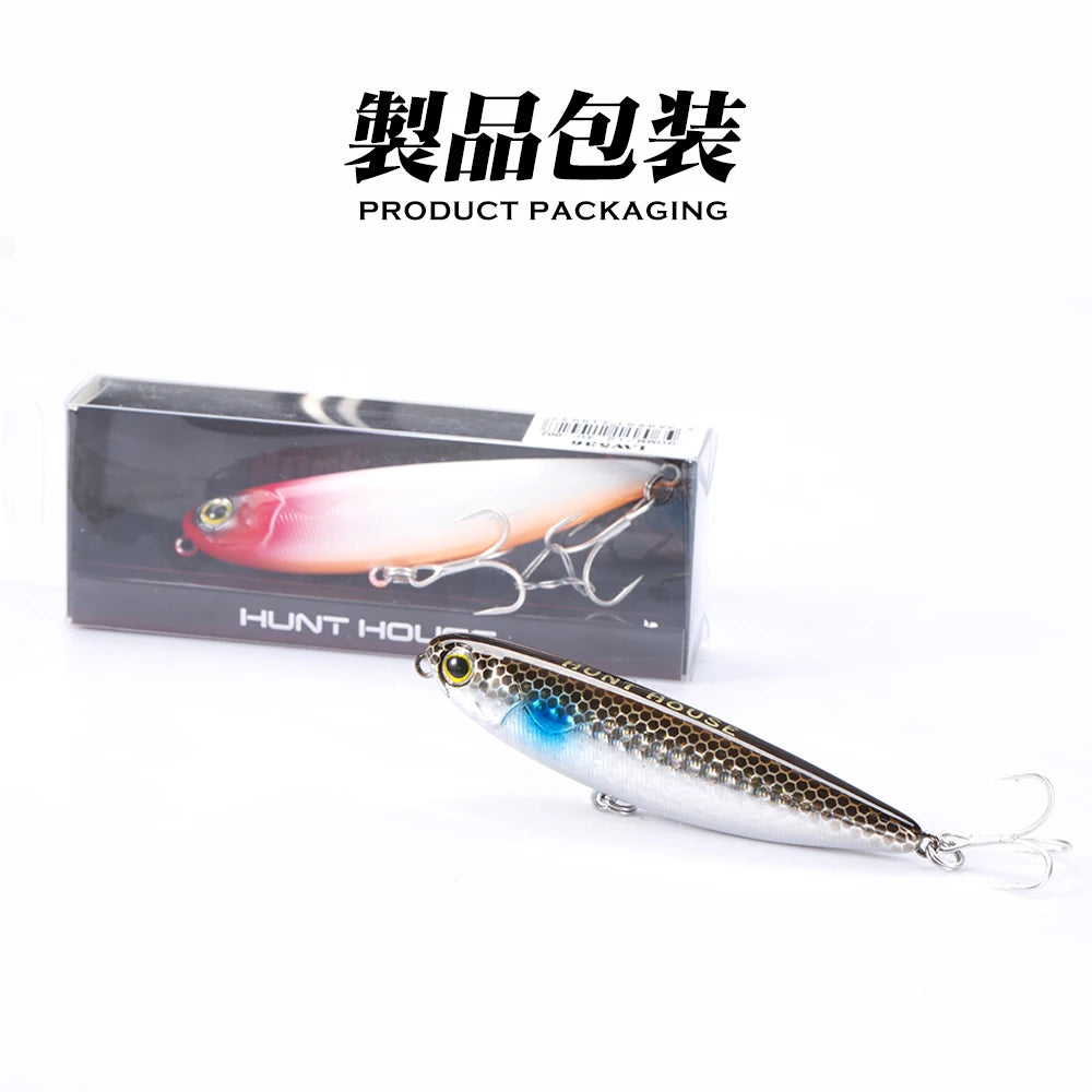 Floating Topwater Pencil Fishing Lure -100mm 17.1g Saltwater For Bass Tackle