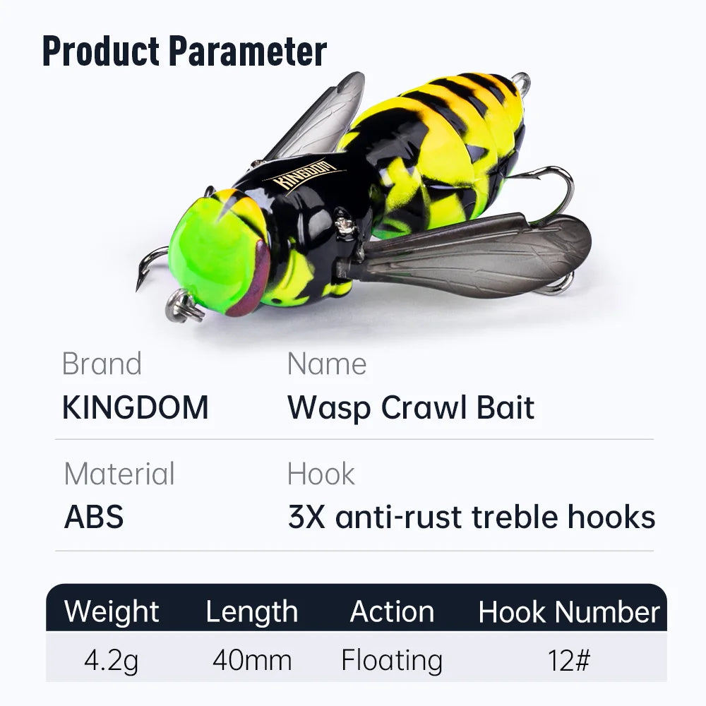 Floating Wasp Bionic Swimbait