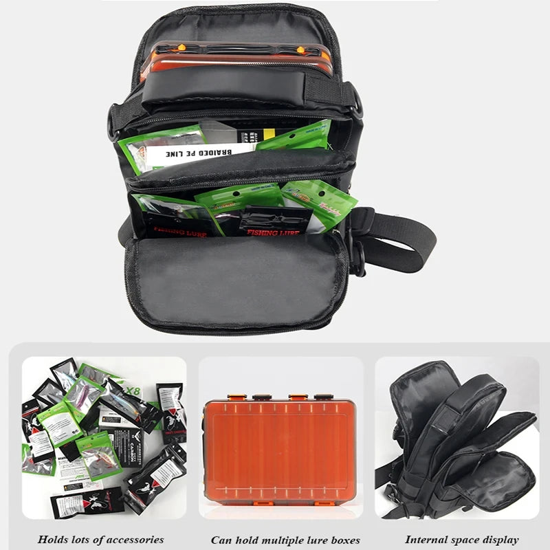 multi-functioning fishing backpack