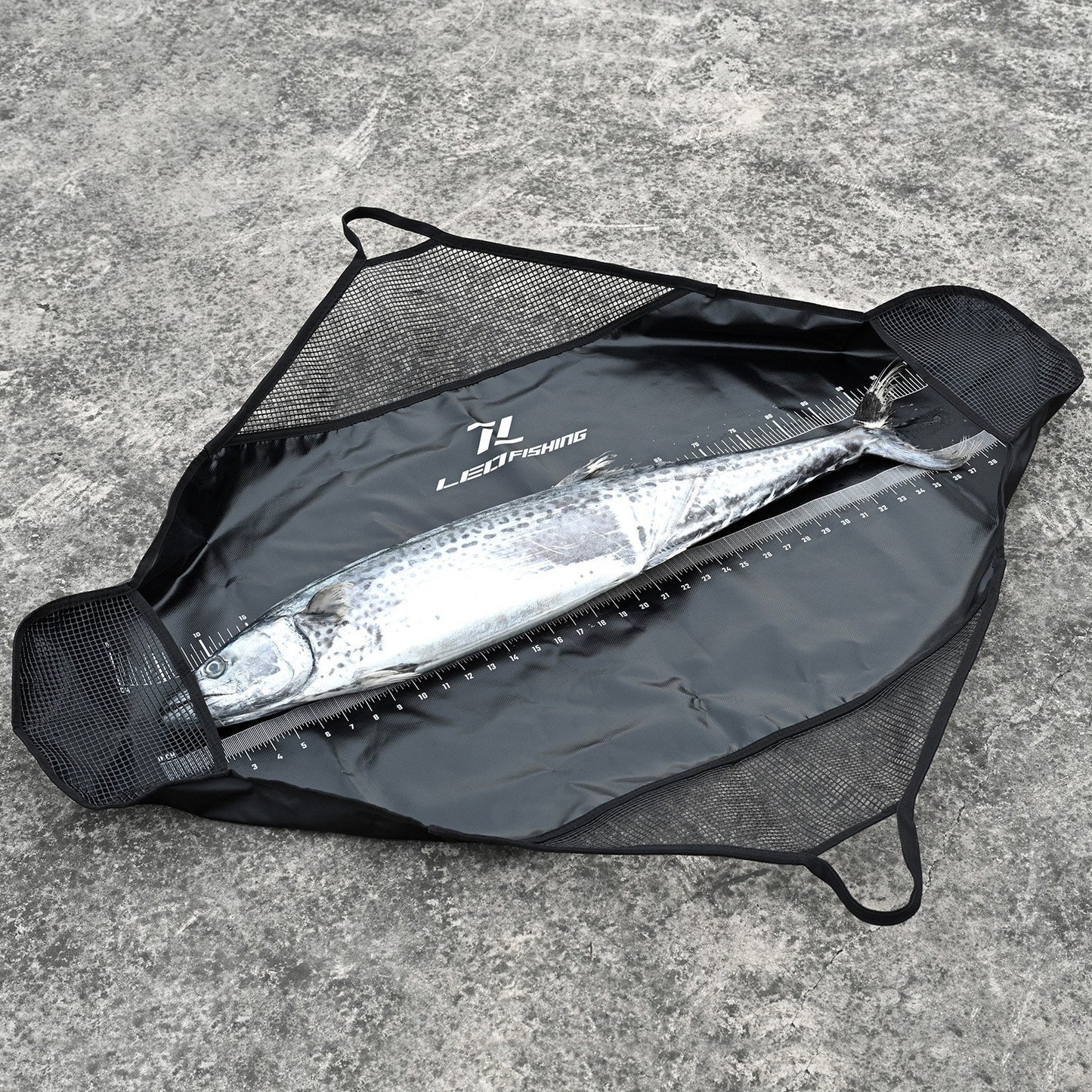 Fish Measuring Mat with Ruler – Waterproof PVC Leather, Portable
