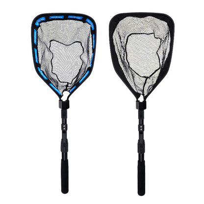 Collapsible Floating Telescopic Fishing Net – Rubber Coated, Lightweight