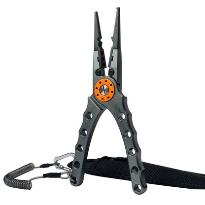 7.8" Aluminum Alloy Fishing Pliers – Multi-Function Line Cutter & Split Ring Tool