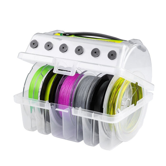 Multifunctional Fishing Line Storage Box – Tangle-Free Organizer for Up to 6 Lines