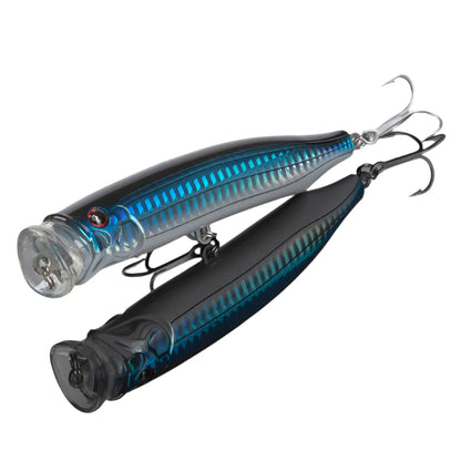 Topwater Saltwater Rattle Lure –  Floating Hard Bait with Corrosion-Resistant Hooks