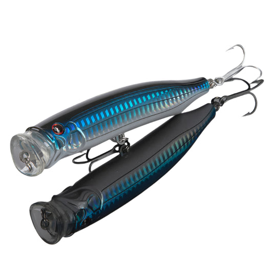 Topwater Saltwater Rattle Lure –  Floating Hard Bait with Corrosion-Resistant Hooks