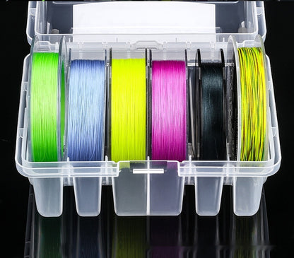 Multifunctional Fishing Line Storage Box – Tangle-Free Organizer for Up to 6 Lines