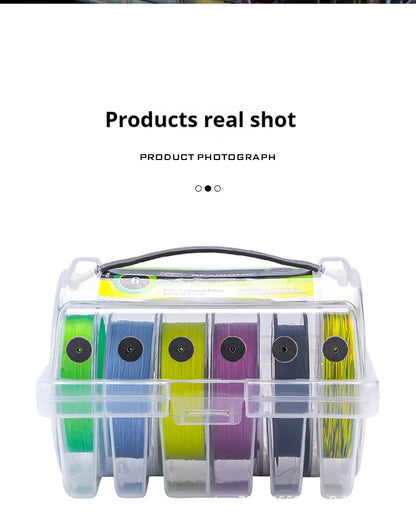Multifunctional Fishing Line Storage Box – Tangle-Free Organizer for Up to 6 Lines