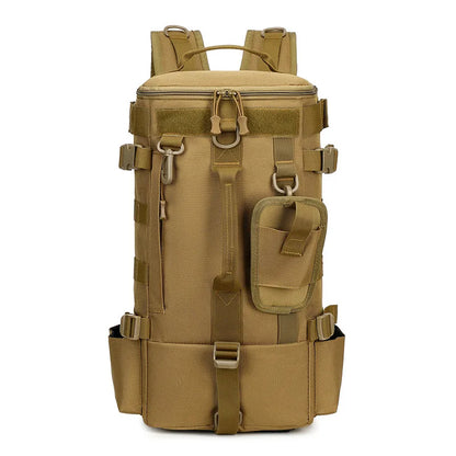 Tactical Fishing Backpack – Waterproof Tackle Bag with Rod Holders and Molle System for Outdoor Adventures