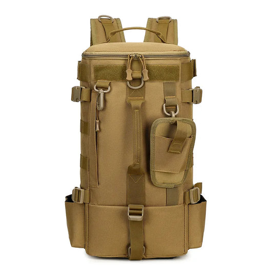 Tactical Fishing Backpack – Waterproof Tackle Bag with Rod Holders and Molle System for Outdoor Adventures
