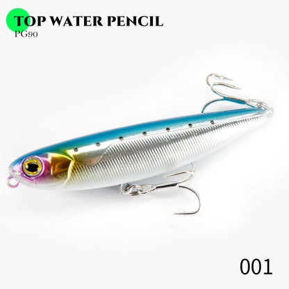 Floating Topwater Pencil Fishing Lure -100mm 17.1g Saltwater For Bass Tackle