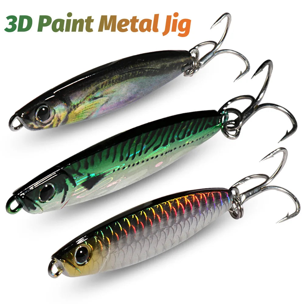 Laser Metal Jig Swimbait | Shore Casting & Jigging | 10g–20g | 26 Colors