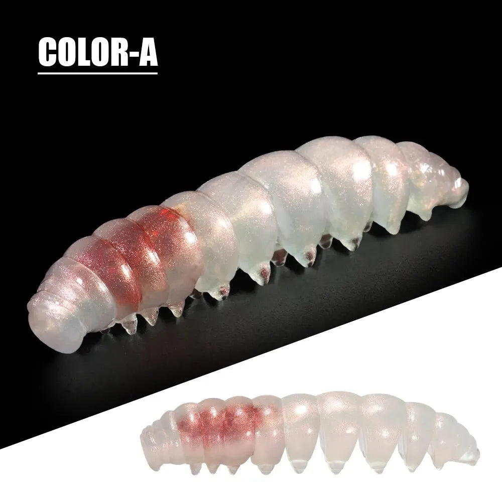 Segmented Floating Soft Worm Bait | 55mm & 80mm | 10 Colors | Saltwater & Freshwater