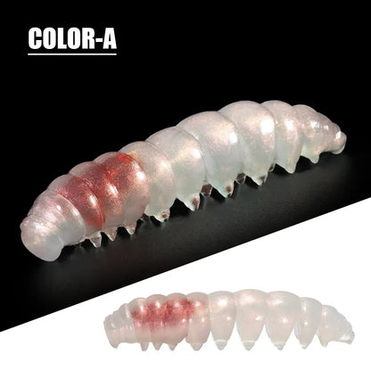 Segmented Floating Soft Worm Bait | 55mm & 80mm | 10 Colors | Saltwater & Freshwater