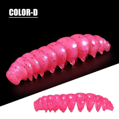 Segmented Floating Soft Worm Bait | 55mm & 80mm | 10 Colors | Saltwater & Freshwater
