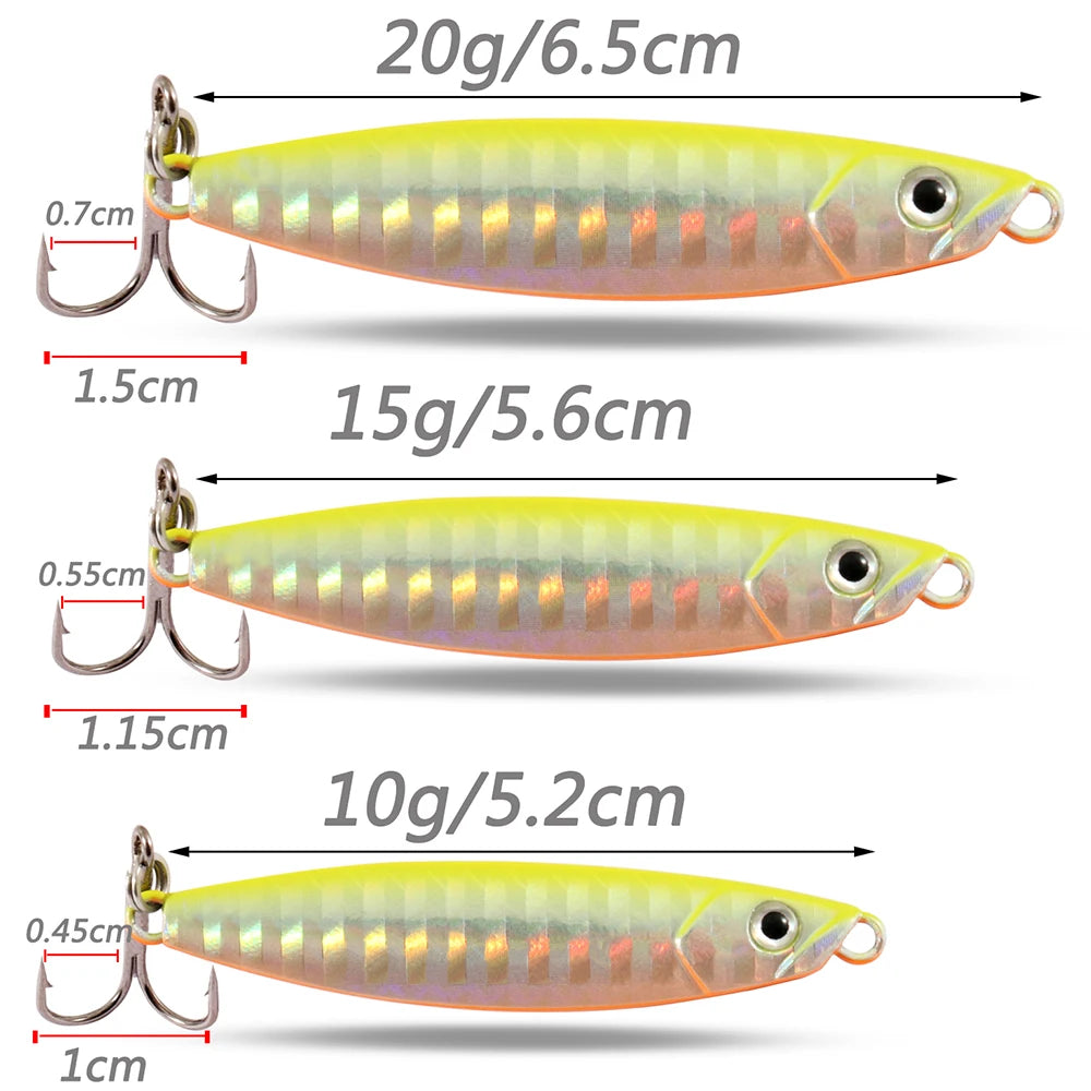 Laser Metal Jig Swimbait | Shore Casting & Jigging | 10g–20g | 26 Colors