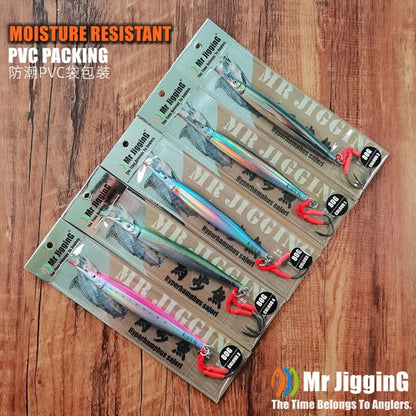 3D Hyporhamphus Sajori Metal Jig 30g-120g Tuna Bait Spanish Mackerel Grouper Lure Bonito Jigging  Fishing Spoon
