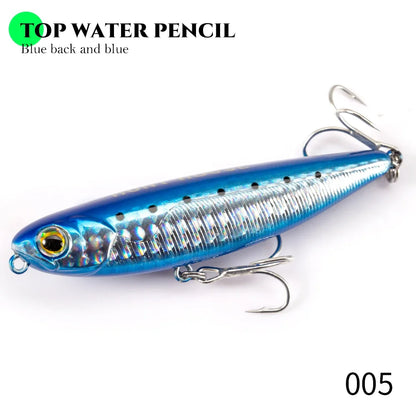 Floating Topwater Pencil Fishing Lure -100mm 17.1g Saltwater For Bass Tackle