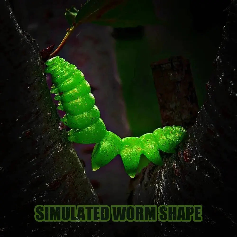 Segmented Floating Soft Worm Bait | 55mm & 80mm | 10 Colors | Saltwater & Freshwater