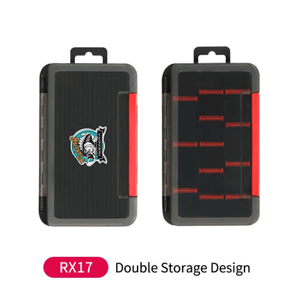 Double Layer Soft Lure and Hooks Box RX17 – Double-Sided Hard Bait Storage Case