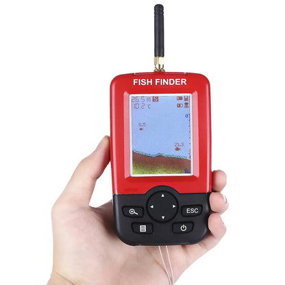 100M Portable Sonar Fish Finder – Wireless Echo Sounder with Fish Alarm
