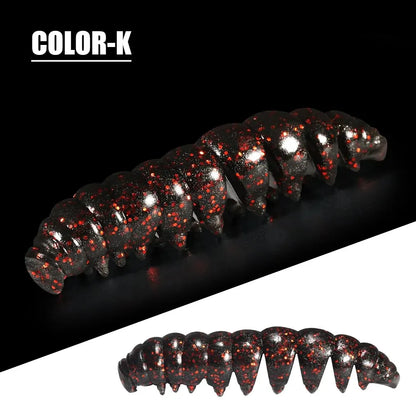 Segmented Floating Soft Worm Bait | 55mm & 80mm | 10 Colors | Saltwater & Freshwater
