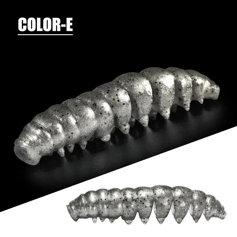 Segmented Floating Soft Worm Bait | 55mm & 80mm | 10 Colors | Saltwater & Freshwater