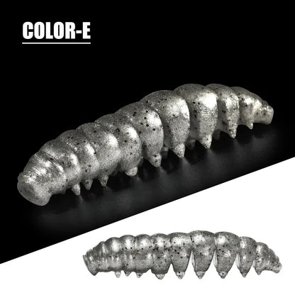 Segmented Floating Soft Worm Bait | 55mm & 80mm | 10 Colors | Saltwater & Freshwater