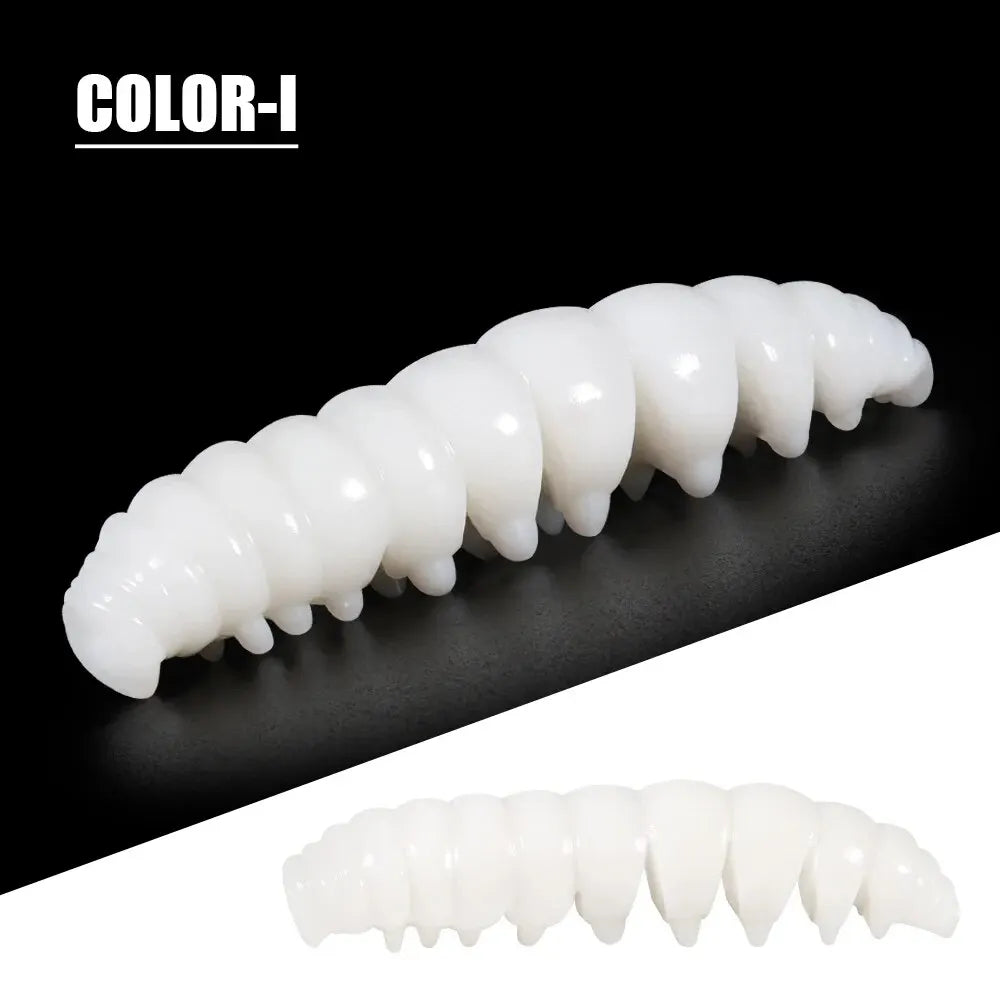 Segmented Floating Soft Worm Bait | 55mm & 80mm | 10 Colors | Saltwater & Freshwater