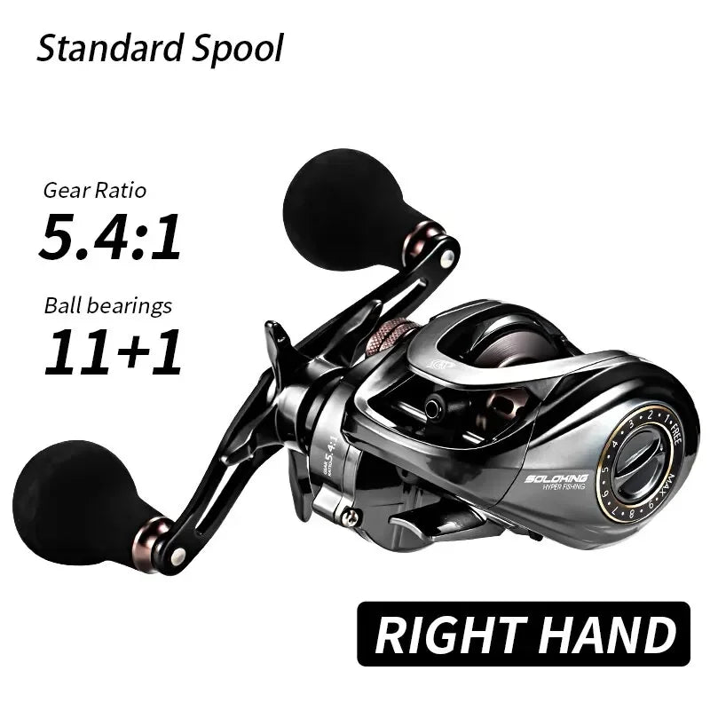 Baitcasting Reel Betriel – 9.5KG Max Drag, 12 Bearing