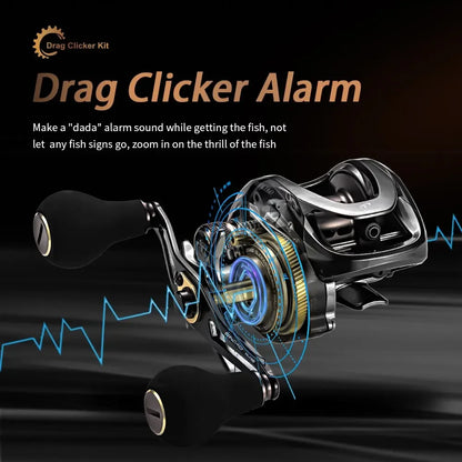 Baitcasting Reel Betriel – 9.5KG Max Drag, 12 Bearing